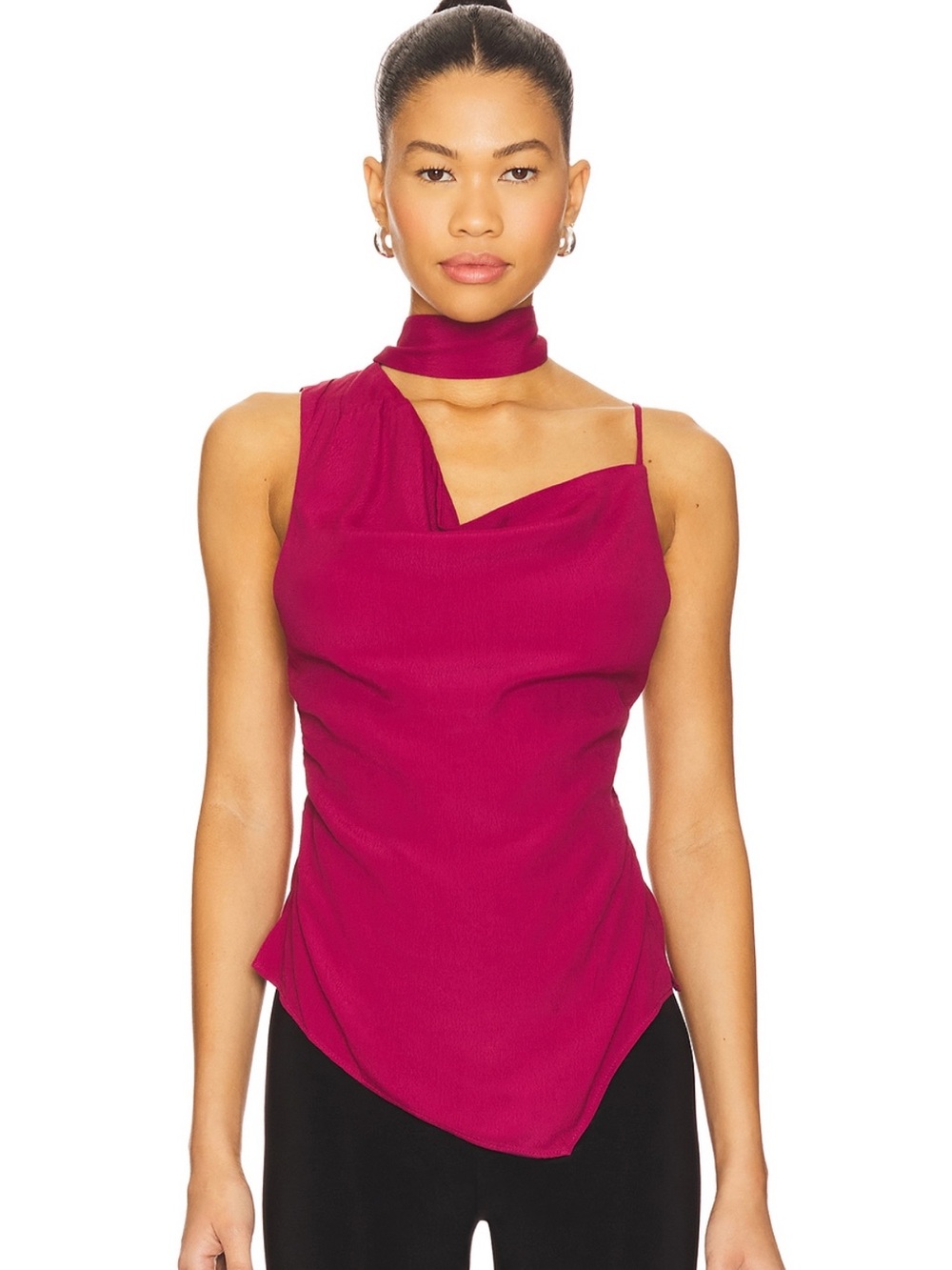 Free People True to You Beet Tank in Beet Red